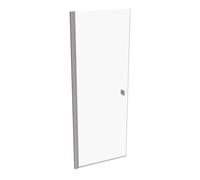 HÜPPE SolvaPro cadre partiel accès d'angle à 4 portes battantes, fabrication sur mesure, fixation à droite, largeur : 50-90cm, hauteur : 200,1-220cm, 7T128155G321, Cabines de douche: Profilfarbe acier