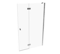 HÜPPE SolvaPro Porte battante, avec élément fixe, pour niche, pour paroi latérale, 7T0404092321, 7T0404