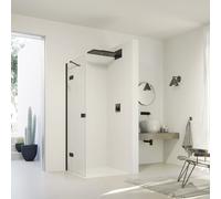 HÜPPE SolvaPro Porte battante, avec élément fixe, pour accès d'angle, 7T1302123322, 7T1302