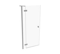 HÜPPE SolvaPro Porte battante, avec élément fixe, pour accès d'angle, 7T130255G322, 7T1302