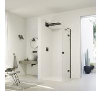 HÜPPE SolvaPro Porte battante, avec élément fixe, pour accès d'angle, 7T1404123321, 7T1404