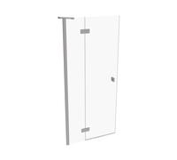 HÜPPE SolvaPro Porte battante, avec élément fixe, pour niche, pour paroi latérale, 7T030255G322, 7T0302