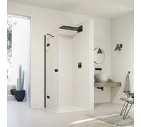 HÜPPE SolvaPro Porte battante, avec élément fixe, pour niche, pour paroi latérale, 7T0304123321, 7T0304