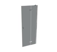 HÜPPE SolvaPro Porte battante, avec élément fixe, pour niche, pour paroi latérale, 7T0401092368, 7T0401