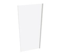 HÜPPE Vita pure partiellement encadrée Paroi latérale à 4 angles pour porte coulissante en 1 partie avec segment fixe, largeur:90cm, hauteur:200cm, fixation à gauche & à droite, VA0213182321, Cabines 