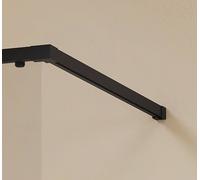 HÜPPE Vita pure Set daccessoires complémentaires Walk-In, longueur120cm, à raccourcir, Accessoires Paroi de douche, VA2101123, Couleur: édition noire