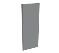 HÜPPE Xtensa pure Paroi latérale, pour solution en L/cabine en U, L 800mm, H 2000mm, XT1807069368, Cabines de douche: Couleur du profilé argent brillant Verre ESG gris avec ANTI-PLAQUE