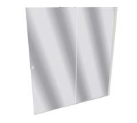 HÜPPE Xtensa pure Porte coulissante, 1 élément, avec segment fixe, sur mesure, L 1801-2000mm, H 1200-2000mm, fixation à droite, étrier transversal, XT0281182381, Cabines de douche: Couleur du profilé 