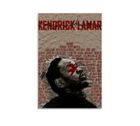 HUERIER Kendrick Lamar Poster sur toile esthétique pour chambre à coucher, décoration murale sans cadre, 40 x 60 cm