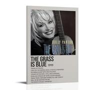 HUERWJRBJ Dolly Parton Album The Grass Is Blue - Impression d'art moderne - Couverture sur toile - Décoration murale adaptée à n'importe quel endroit - 30 x 45 cm - Style cadre