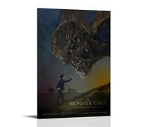 HUERWJRBJ Poster de film A Monster Calls, art moderne, peinture esthétique, couverture sur toile, affiches d'art mural adaptées à n'importe quel endroit, 60 x 90 cm, style cadre