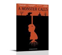 HUERWJRBJ Poster de film A Monster Calls, art moderne, peinture esthétique, couverture sur toile, affiches d'art mural adaptées à n'importe quel endroit, 30 x 45 cm, style cadre