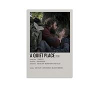 HUERWJRBJ Poster de film A Quiet Place - Peinture d'art moderne - Toile esthétique - Convient à n'importe quel endroit - 60 x 90 cm - Style sans cadre