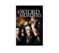 HUERWJRBJ Poster du film The Oxford Murders - Peinture d'art moderne - Toile esthétique - Convient à n'importe quel endroit - 40 x 60 cm - Style sans cadre