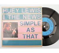 Huey Lewis And The News - Lewis, Huey & News Simple As That 7" Chrysalis HUEY7 EX/EX 1987 picture sleeve