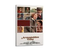 HUEYRORRYT JASURYWO I R I Armageddon Time Poster décoratif sur toile vintage pour salon, chambre à coucher, 60 x 90 cm, style cadre