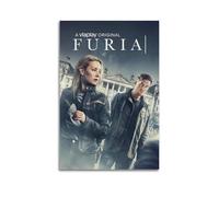 HUEYRORRYT JASURYWO I R I Furia Poster décoratif sur toile pour salon, chambre à coucher, 30 x 45 cm, sans cadre