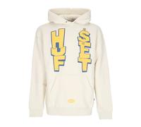 HUF - Anthem Po Sweat à capuche Manches Longues - Homme - Sweatshirts et sweats à capuche - Blanc - Taille: XL