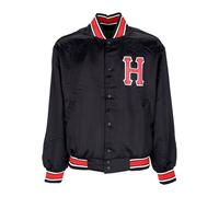 HUF - Bomber en Satin Noir - Homme - Vestes - Noir - Taille: M