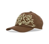 HUF - Casquette Snapback Courbée Marron avec Logo 3D - unisex - Accessoires - Brun - Taille: ONE Size