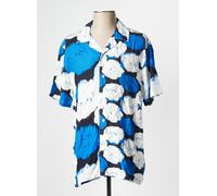 huf chemises homme de couleur bleu