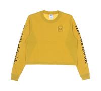 Huf - Crop T-shirt à Manches Longues Or - Femme - Sweatshirts et sweats à capuche - Jaune - Taille: 42 FR