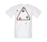 HUF - Dirty Pool Tee - Homme - Tops - Blanc - Taille: 2XL