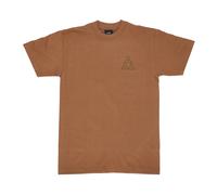 Huf - Ensemble T-shirt Triangle Tee Manches Courtes - Homme - Tops - Brun - Taille: XL