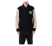 HUF - Global Transit Varsity Jacket - Homme - Vestes - Bleu - Taille: XL