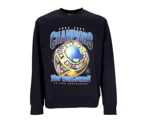 Huf, Homme, Sweatshirts et sweats à capuche, Noir, Taille: L SweaT-shirt à col rond Champions Noir