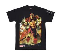 HUF - Iron Man Tee T-shirt à Manches Courtes - Homme - Tops - Noir - Taille: S