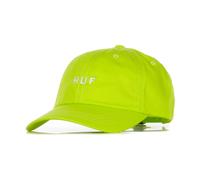 HUF - OG Logo CV Hat Hot Lime - Homme - Accessoires - Vert - Taille: ONE Size
