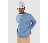 HUF Set Triple Triangle Crewneck Sweat bleu L