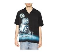 HUF - Skidrokyo S/S Resort Top - Homme - Chemises - Noir - Taille: L