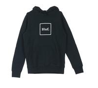 Huf - Sweat à capuche noir avec logo en boîte - Homme - Sweatshirts et sweats à capuche - Noir - Taille: M
