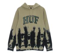 HUF - Sweat à capuche Tiedye avec capuche ajustable - Homme - Sweatshirts et sweats à capuche - Beige - Taille: M