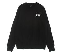 HUF - SweaT-shirt Classique à Col Rond Noir - Homme - Sweatshirts et sweats à capuche - Noir - Taille: S