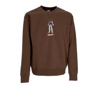 Huf - SweaT-shirt Crewneck Gundam Chocolat - Homme - Sweatshirts et sweats à capuche - Brun - Taille: XL
