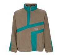 HUF - SweaT-shirt en Polaire à Quart de Zip Olive - Homme - Vestes - Vert - Taille: M
