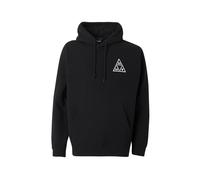 HUF Sweat-shirt 'Triple Triangle' noir / blanc, Taille L