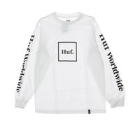 Huf - T-shirt à manches longues ras du cou - Homme - Sweatshirts et sweats à capuche - Blanc - Taille: XL