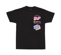 HUF - T-shirt Col Rond Noir en Coton - Homme - Tops - Noir - Taille: S