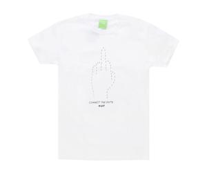 HUF - Tee Blanc Connect The Dots - Homme - Tops - Blanc - Taille: XL