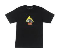 HUF - Tee Noir avec Impression Rôtie - Homme - Tops - Noir - Taille: S