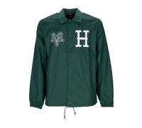 HUF - Veste d'entraîneur vert forêt avec Thrasher - Homme - Vestes - Vert - Taille: S