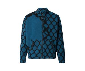 HUF Veste en polaire 'Breakthrough' bleu / noir, Taille M