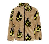 HUF - Veste Sherpa à Fermeture Éclair Col Haut - Homme - Sweatshirts et sweats à capuche - Multicolore - Taille: S