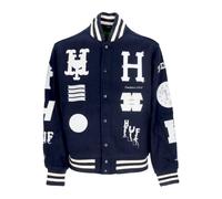 HUF - Veste Varsity Classique Marine - Homme - Vestes - Bleu - Taille: XL