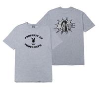 Huf Worldwide Skateboard T-Shirt Tee Playboy Photo Dept Heather Grey En L