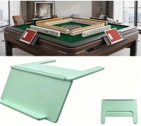 HUFENYU Porte-Cartes Mahjong for Table sous Tapis Coulissant, Support De Visualisation Incliné, Pliable, Imprimé en 3D, Gain De Place(Green)